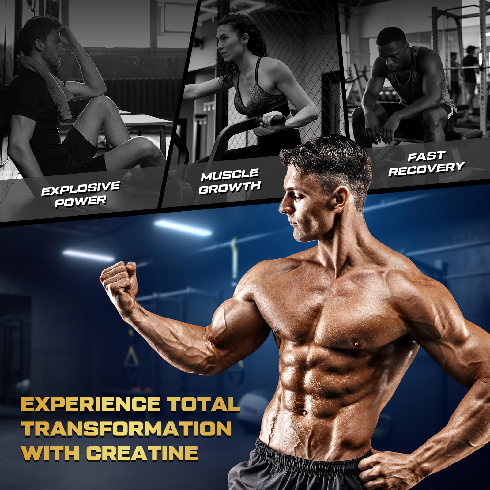 loiomay Creatine Monohydrate Gummies with measuring spoon