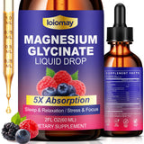 loiomay Magnesium Glycinate 5-in-1 Complex Liquid bottle front view