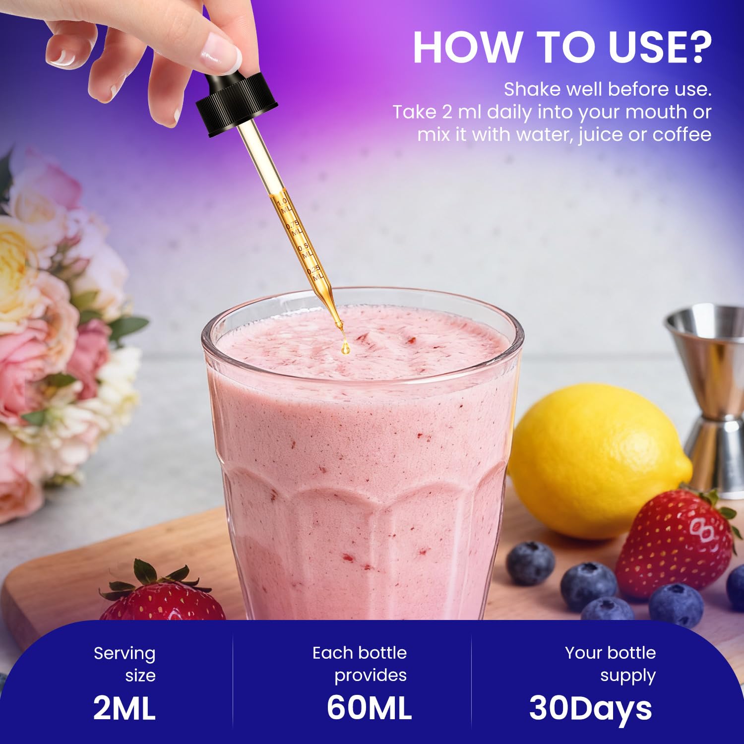 loiomay Magnesium Glycinate 5-in-1 Complex Liquid packaging