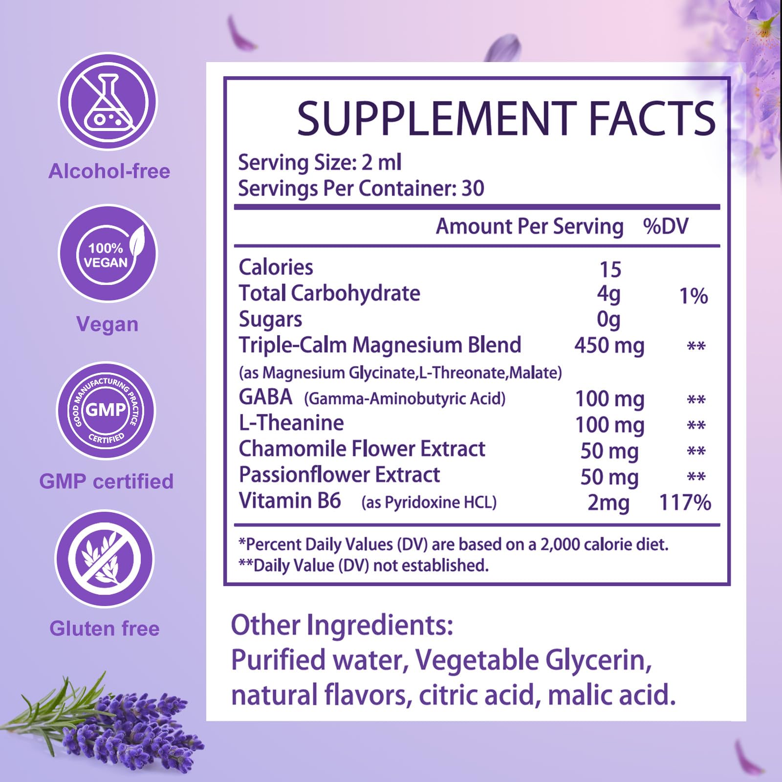loiomay Magnesium Glycinate Liquid Supplement 50ml packaging details
