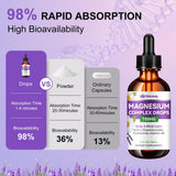 loiomay Magnesium Glycinate Liquid Supplement 50ml with natural ingredients