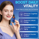 loiomay NAD+ Resveratrol Liquid Supplement 500mg 60ml dosage dropper