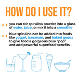 Lone Star Botanicals Organic Blue Spirulina Powder lifestyle scene