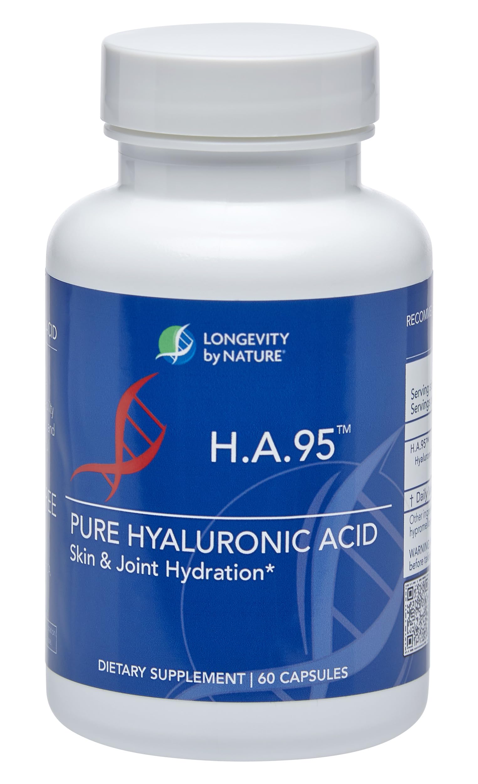 Longevity by Nature Hyaluronic Acid Supplement front view