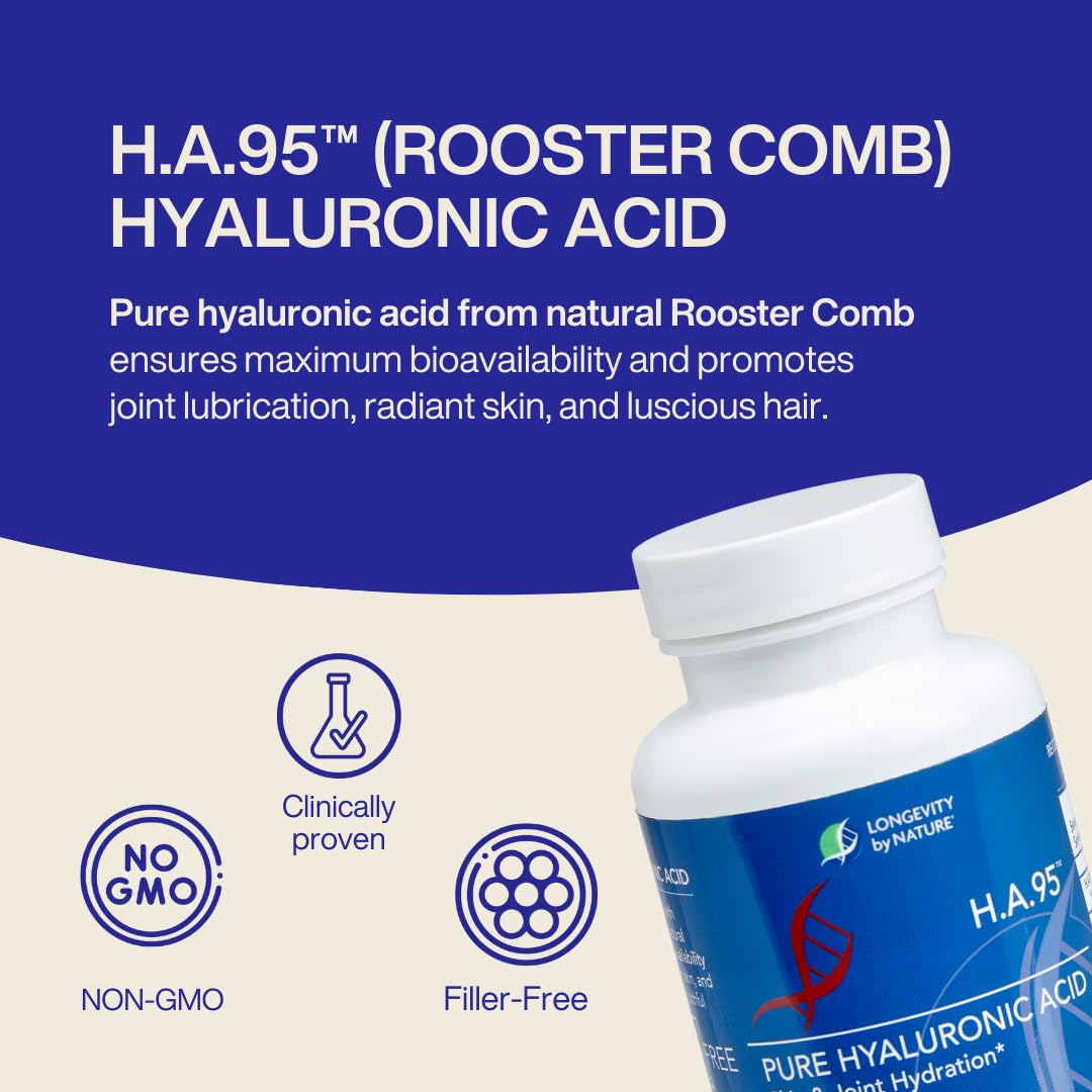 Longevity by Nature Hyaluronic Acid Supplement packaging