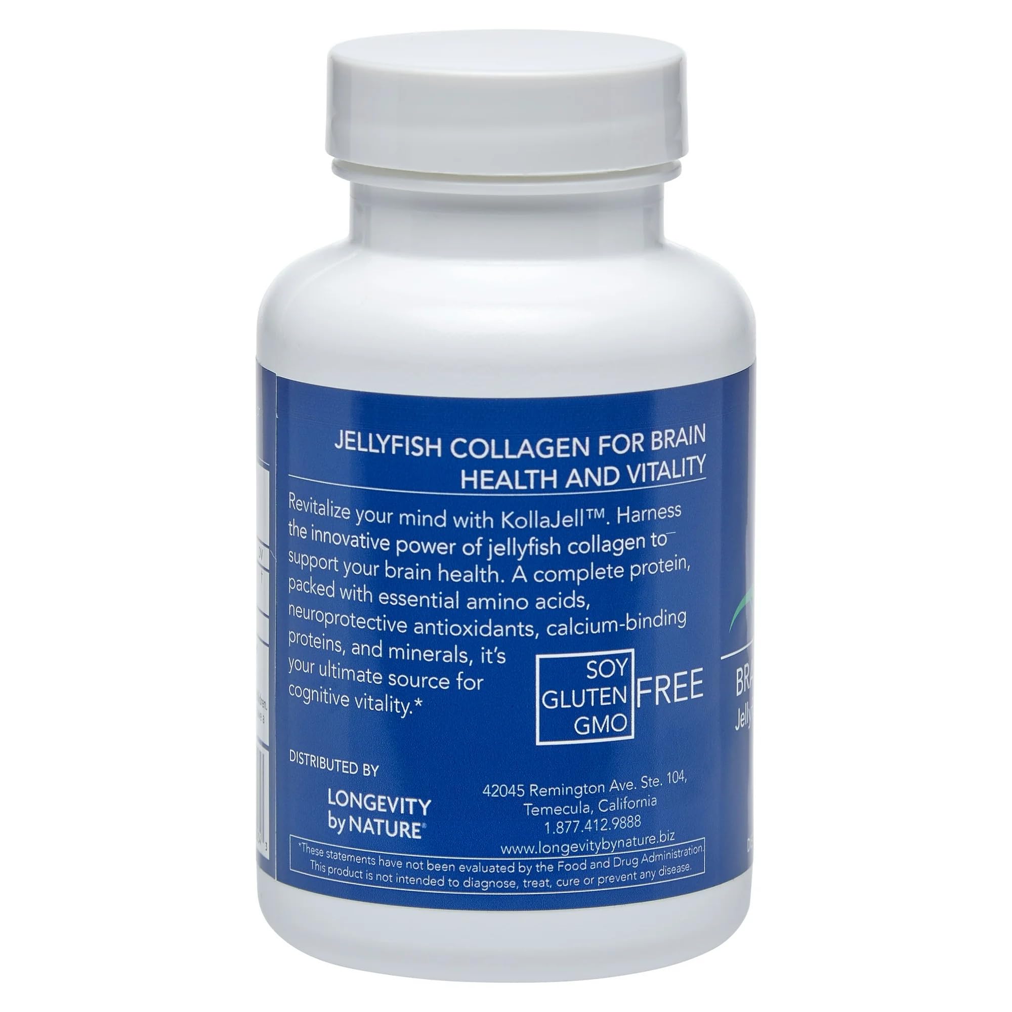 Longevity by Nature KollaJell Collagen Peptides 91g ingredients list