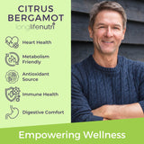 LongLifeNutri Citrus Bergamot 500mg Capsules with pill organizer