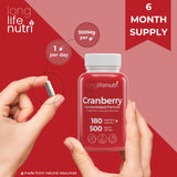 LongLifeNutri Cranberry Supplement with pill organizer
