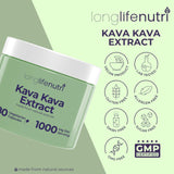 LongLifeNutri Kava Kava Capsules 1000mg with measuring spoon