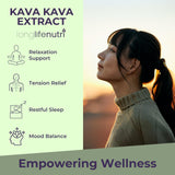 LongLifeNutri Kava Kava Capsules 1000mg with pill organizer