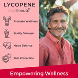 LongLifeNutri Lycopene 50mg Capsules bottle with label