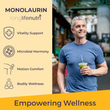 LongLifeNutri Monolaurin Capsules with complimentary pill organizer