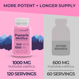 LongLifeNutri Pueraria Mirifica bottle with 240 capsules