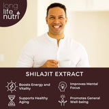 LongLifeNutri Shilajit Capsules 500mg nutrition facts