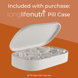 LongLifeNutri Tributyrin Capsules 500mg on a wooden table