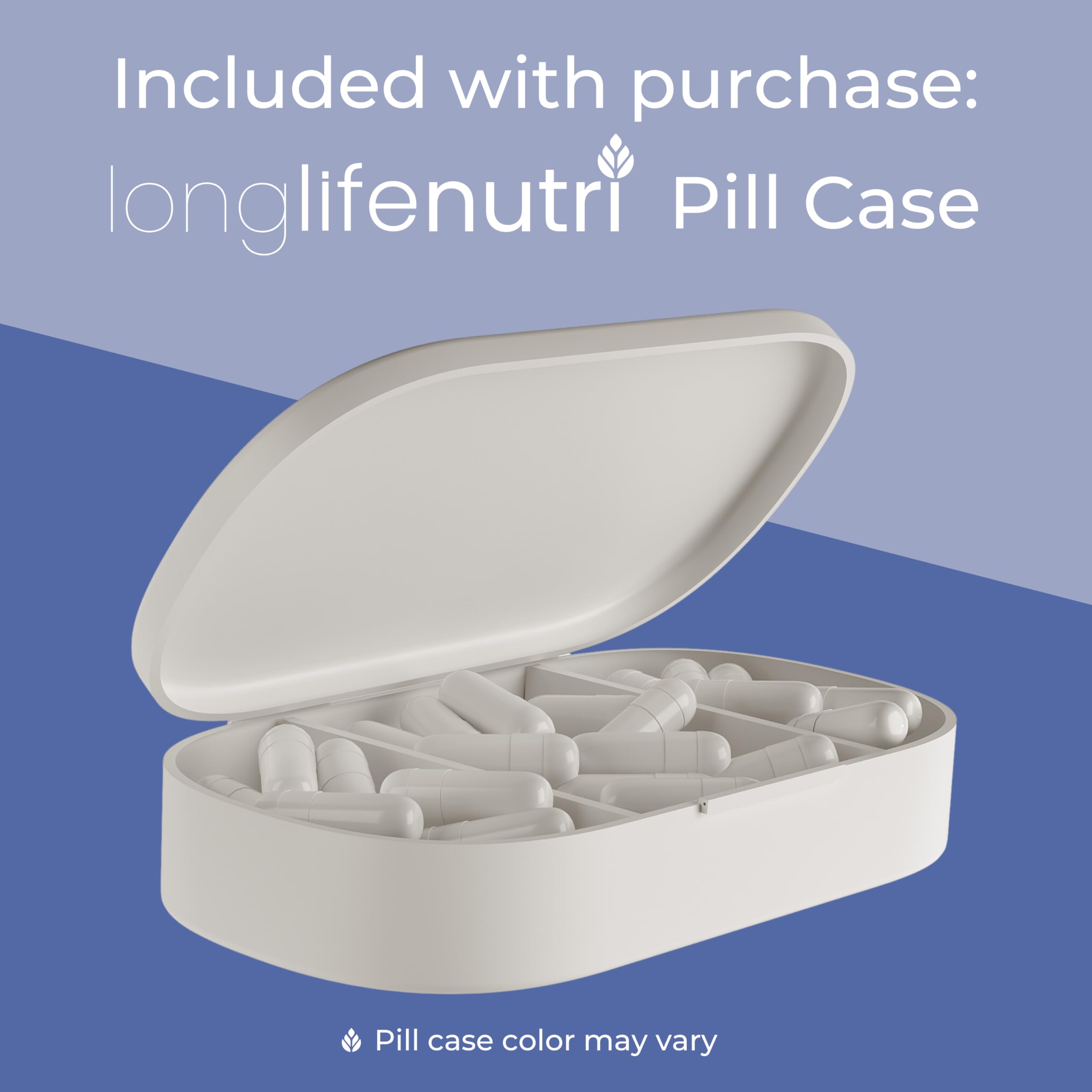 LongLifeNutri Ursolic Acid capsules with rosemary leaves