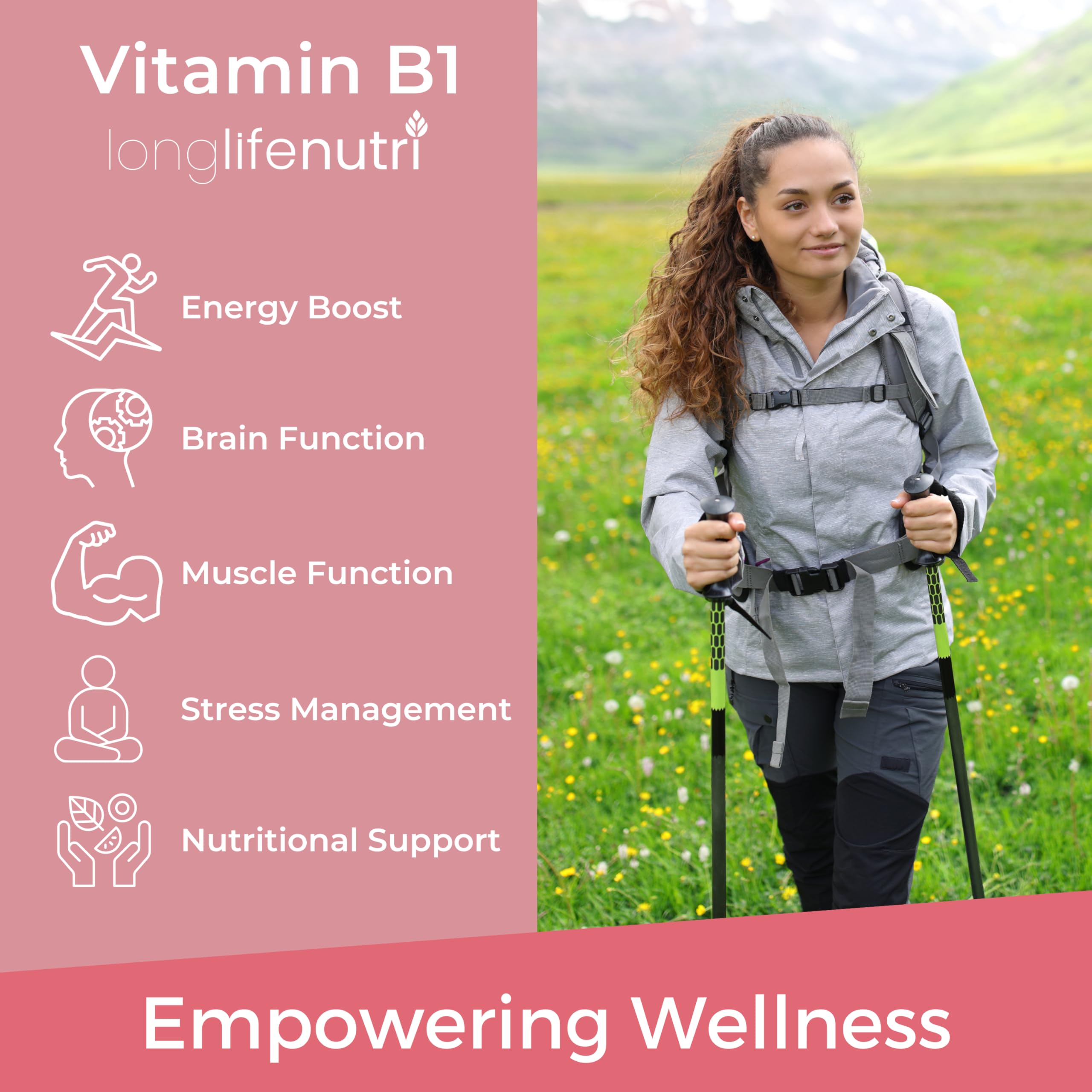 LongLifeNutri Vitamin B1 liquid drops packaging