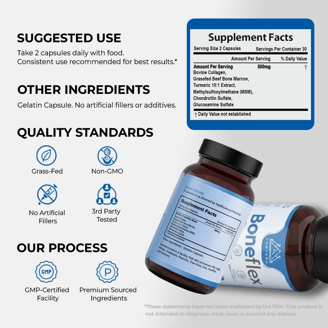 Lonvera Chondroitin 6-in-1 Joint Support Formula packaging