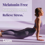 Loom Calming Drink Mix 105g mixed in a glass of water