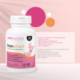 Lorna Vanderhaeghe Ironsmart Liposomal Iron 15mg Capsules bottle with label