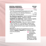 Lorna Vanderhaeghe Ironsmart Liposomal Iron 15mg Capsules with ingredients list