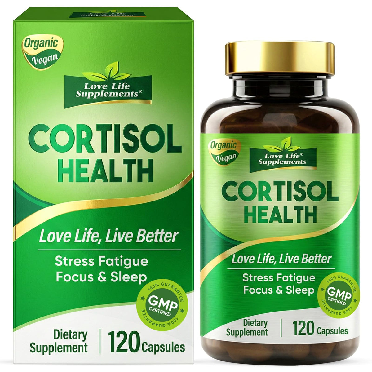 Love Life Supplements Ashwagandha Capsules front view