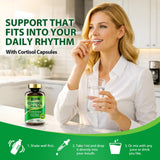 Love Life Supplements Ashwagandha Capsules with a measuring spoon