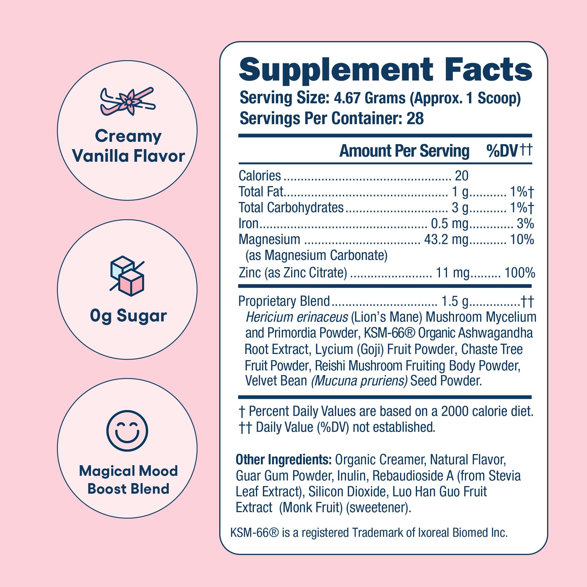 Love Sweat Fitness Miss Congeniality Adaptogen Powder packaging