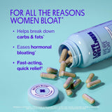 Love Wellness Bye Bye capsules on a table