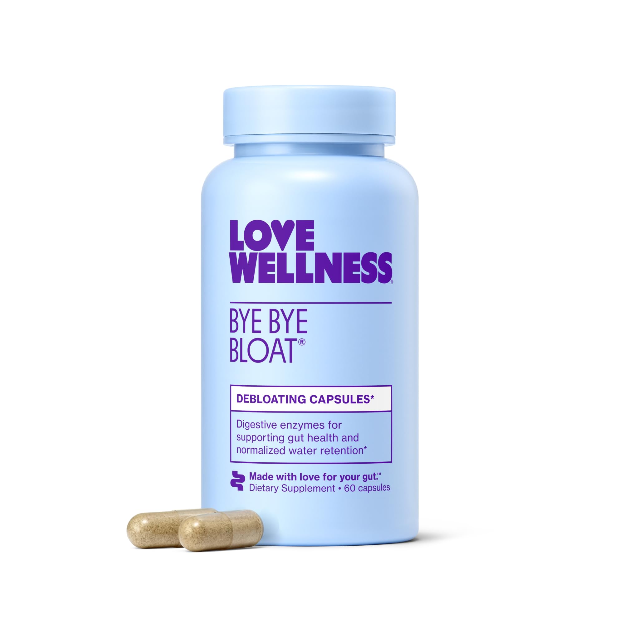 Love Wellness Bye Bye Multi-Enzymes 70g front view