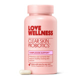 Love Wellness Clear Skin Probiotics 30 Capsules front view