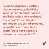 Love Wellness Clear Skin Probiotics on a kitchen counter