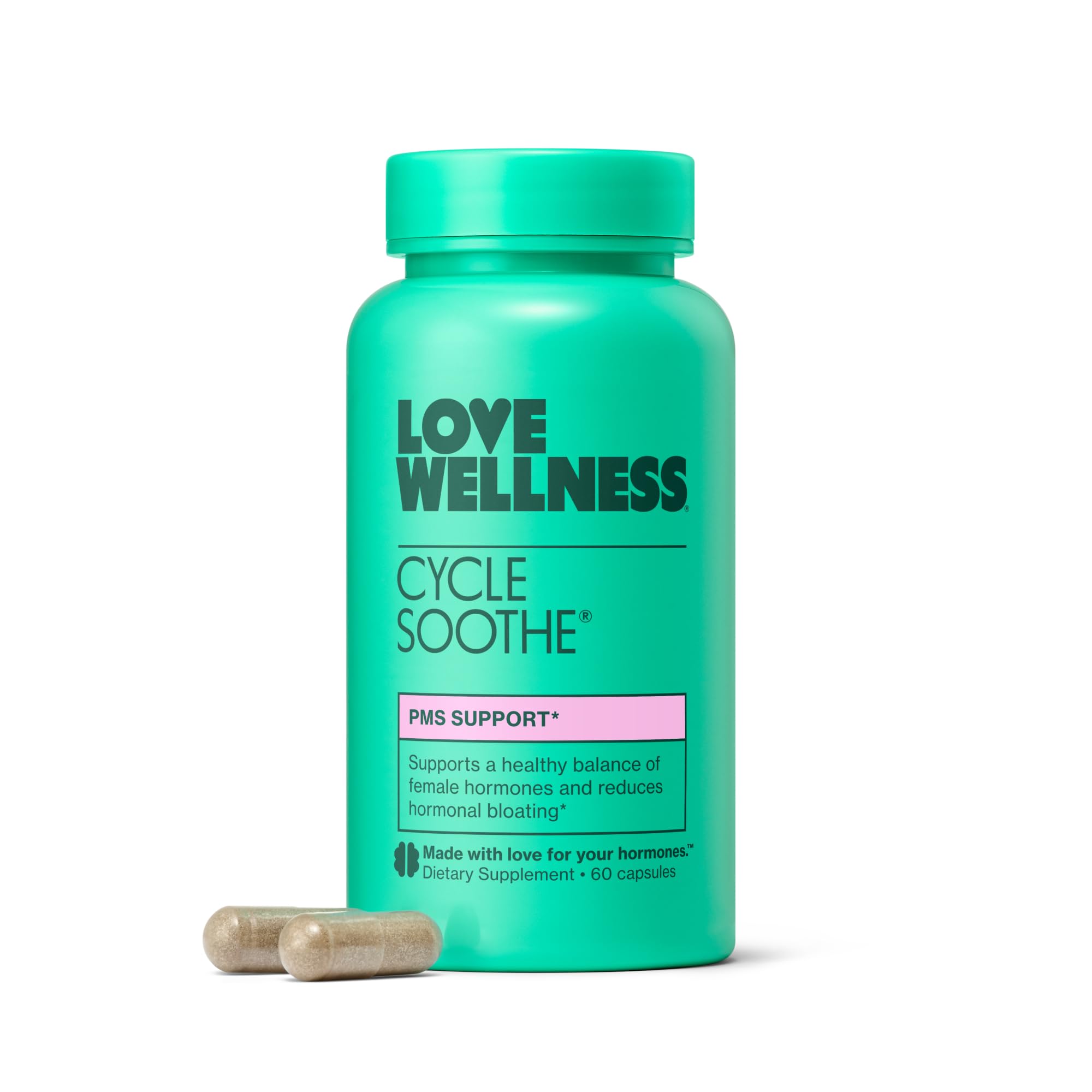 Love Wellness Cycle Soothe front view of packaging
