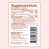 Love Wellness Good to Glow Collagen Supplement bottle on a marble countertop