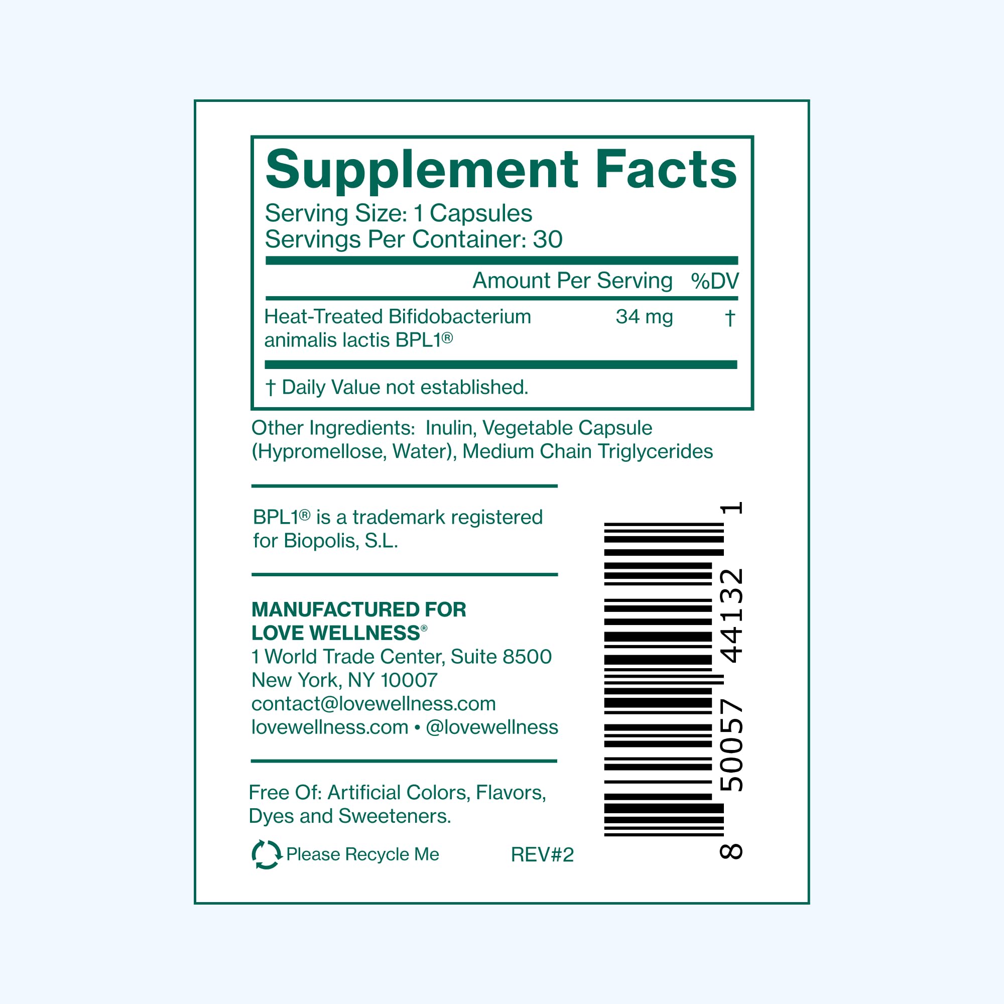 Love Wellness Hello Burn Activate Fat Burner next to a glass of water