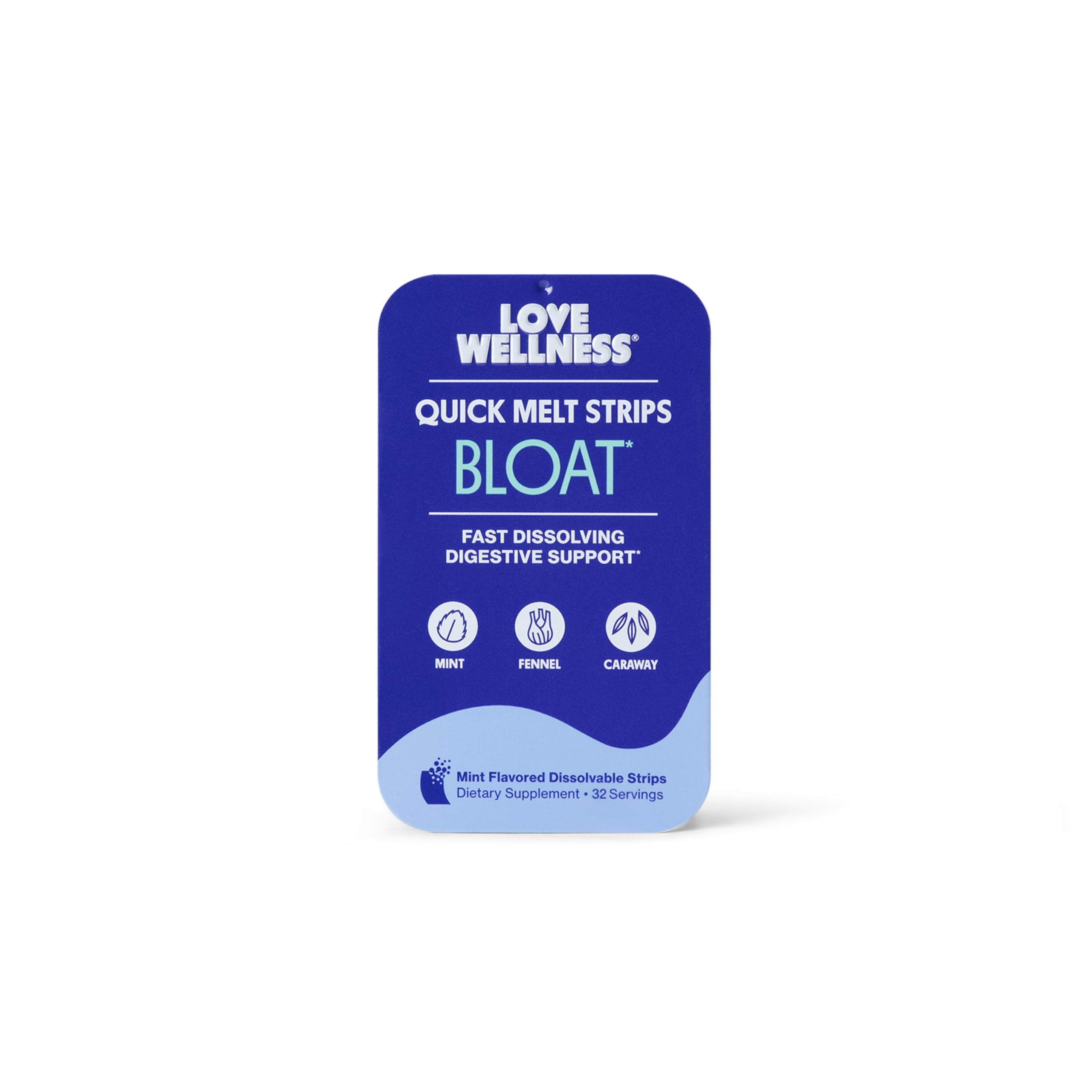 Love Wellness Relief Strips packaging front view