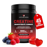 Loveable Bites Creatine Gummies 5000mg front view