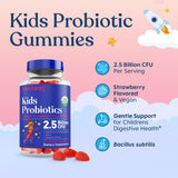 LOVEBUG Organic Strawberry Probiotic Gummies packaging