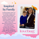 LOVEBUG Probiotic Powder back of packaging