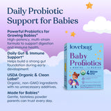 LOVEBUG Probiotic Powder dissolving in cool liquid