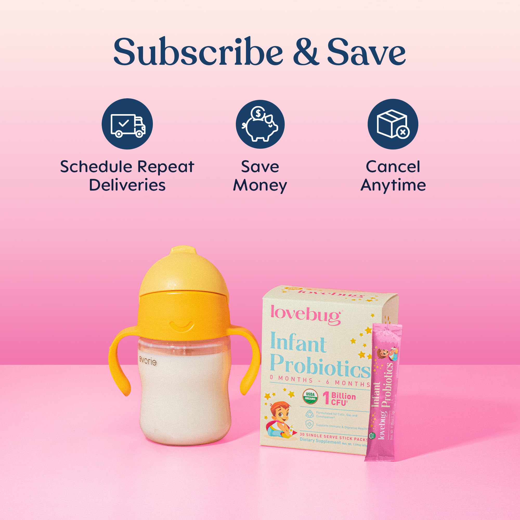 LOVEBUG Probiotic Powder nutritional information