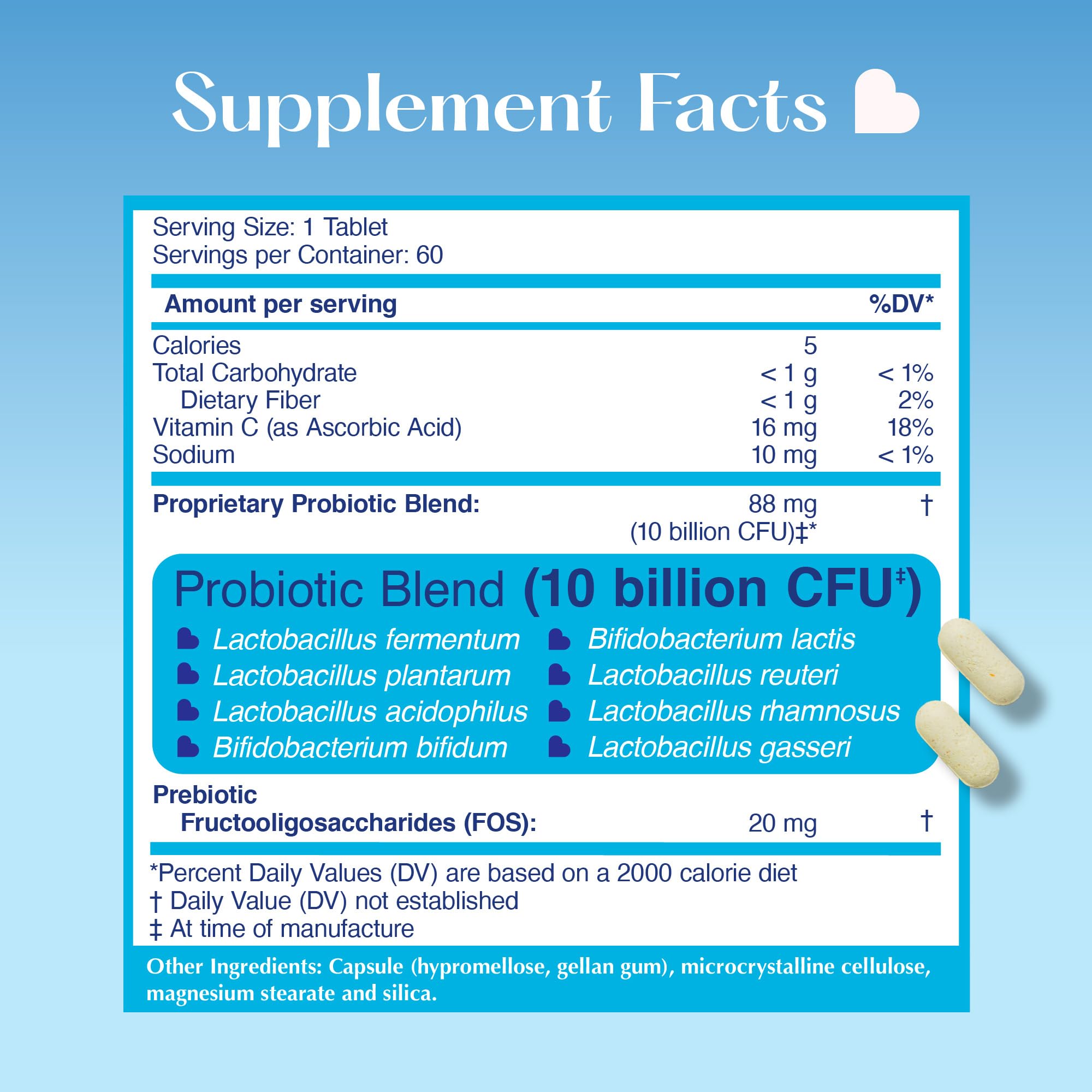 LOVEBUG Probiotic Supplement lifestyle scene with a glass of water