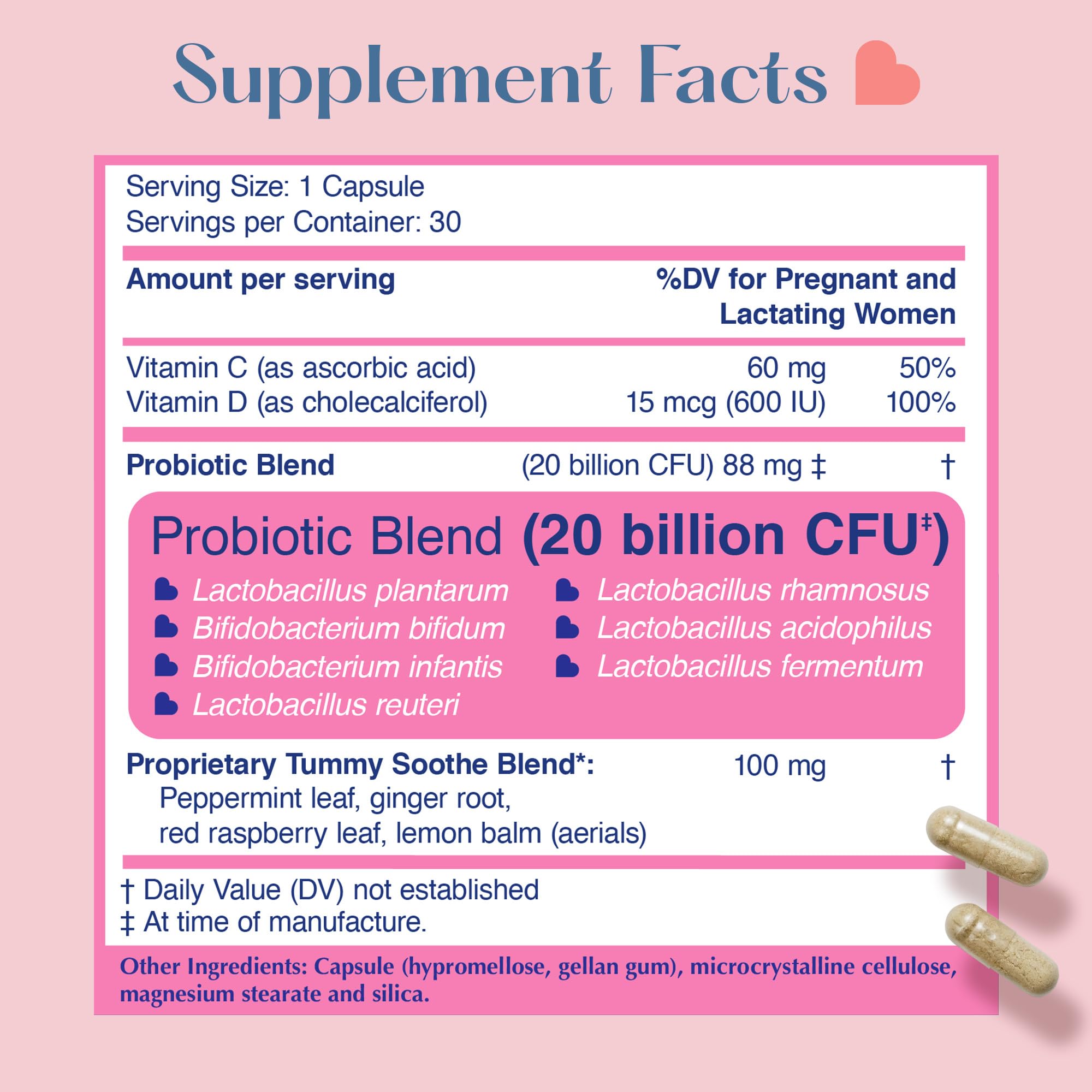 LOVEBUG Probiotics for Infants bottle on a kitchen counter