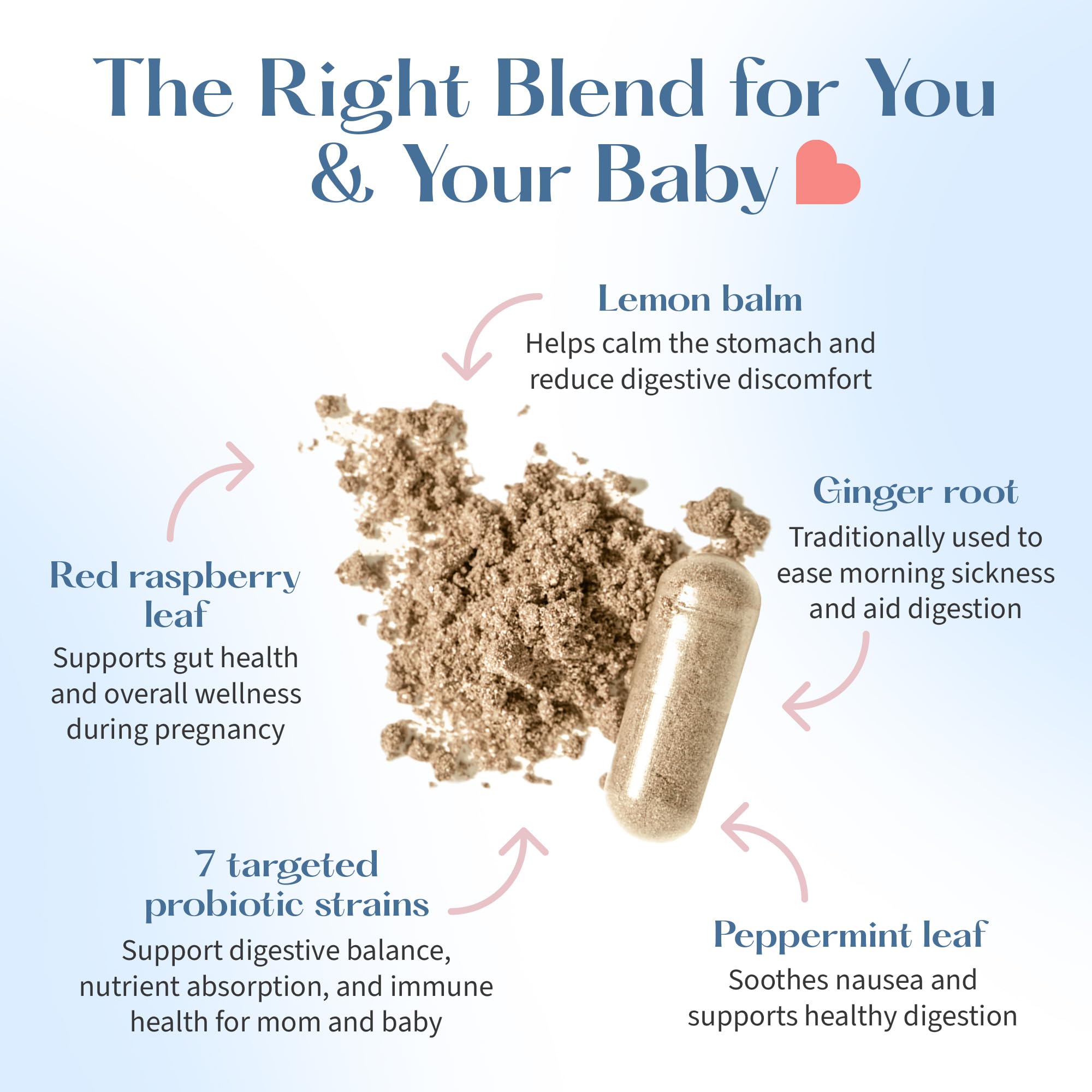 LOVEBUG Probiotics for Infants herbal blend ingredients