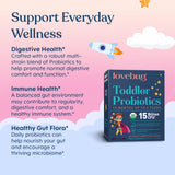 LOVEBUG Toddler Probiotics unflavoured powder in a clear glass