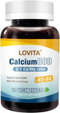 LOVITA Calcium Citrate Supplement tablets in a close-up view