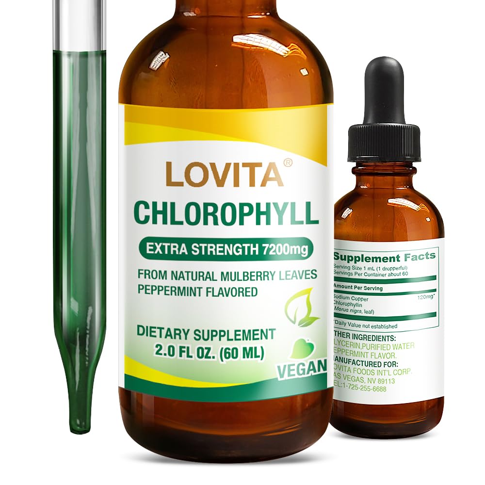 LOVITA Chlorophyll Liquid Supplement bottle front view