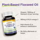 LOVITA Flaxseed Oil 180 softgels nutritional information