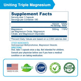 LOVITA Magnesium Capsules 500mg bottle with label