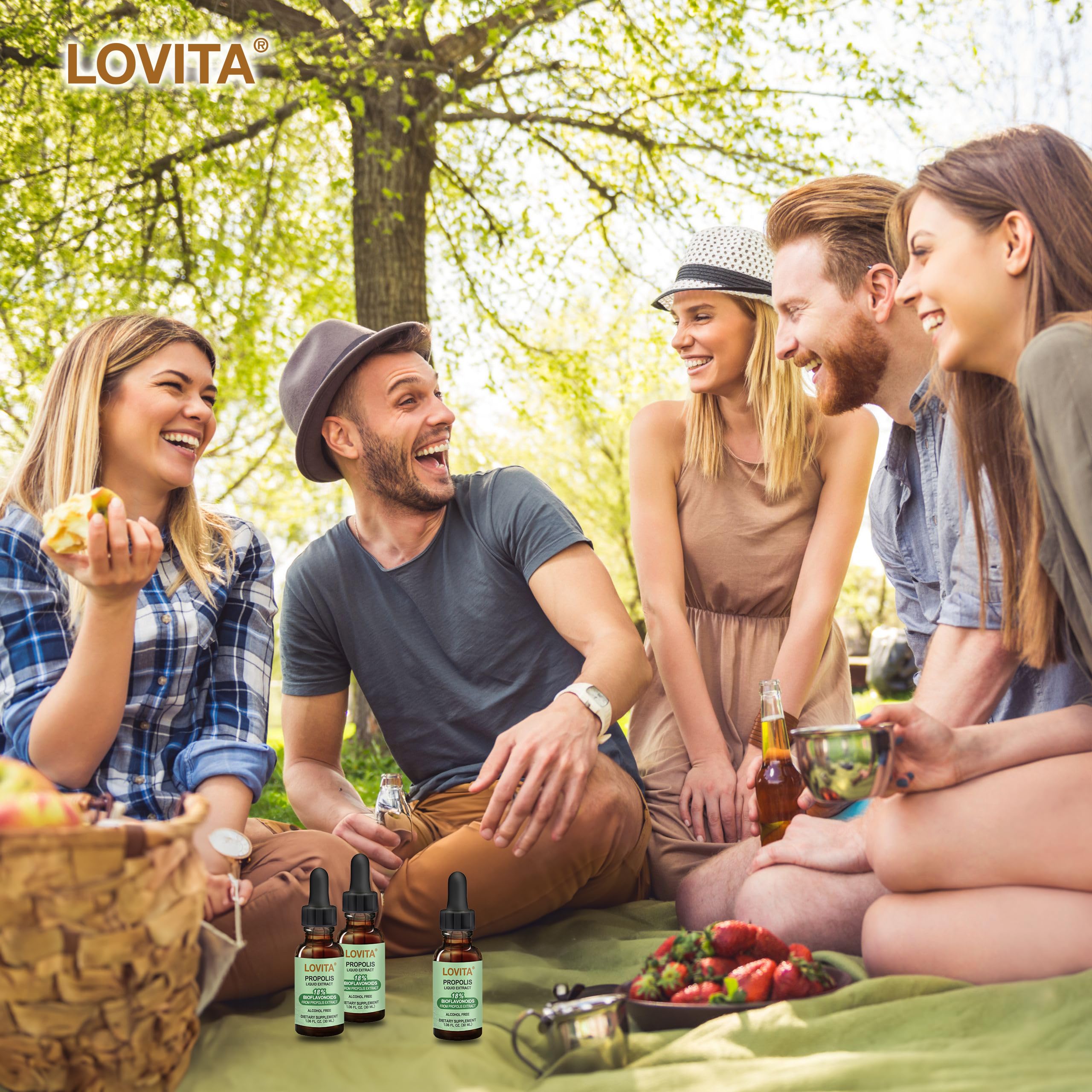 LOVITA Propolis Extract 100mg lifestyle scene